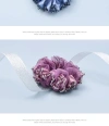 Hair accessories, hair bands, beaded fabric headwear, Korean headwear, handcrafted flower hair ties, updo ponytail hair ties details Picture